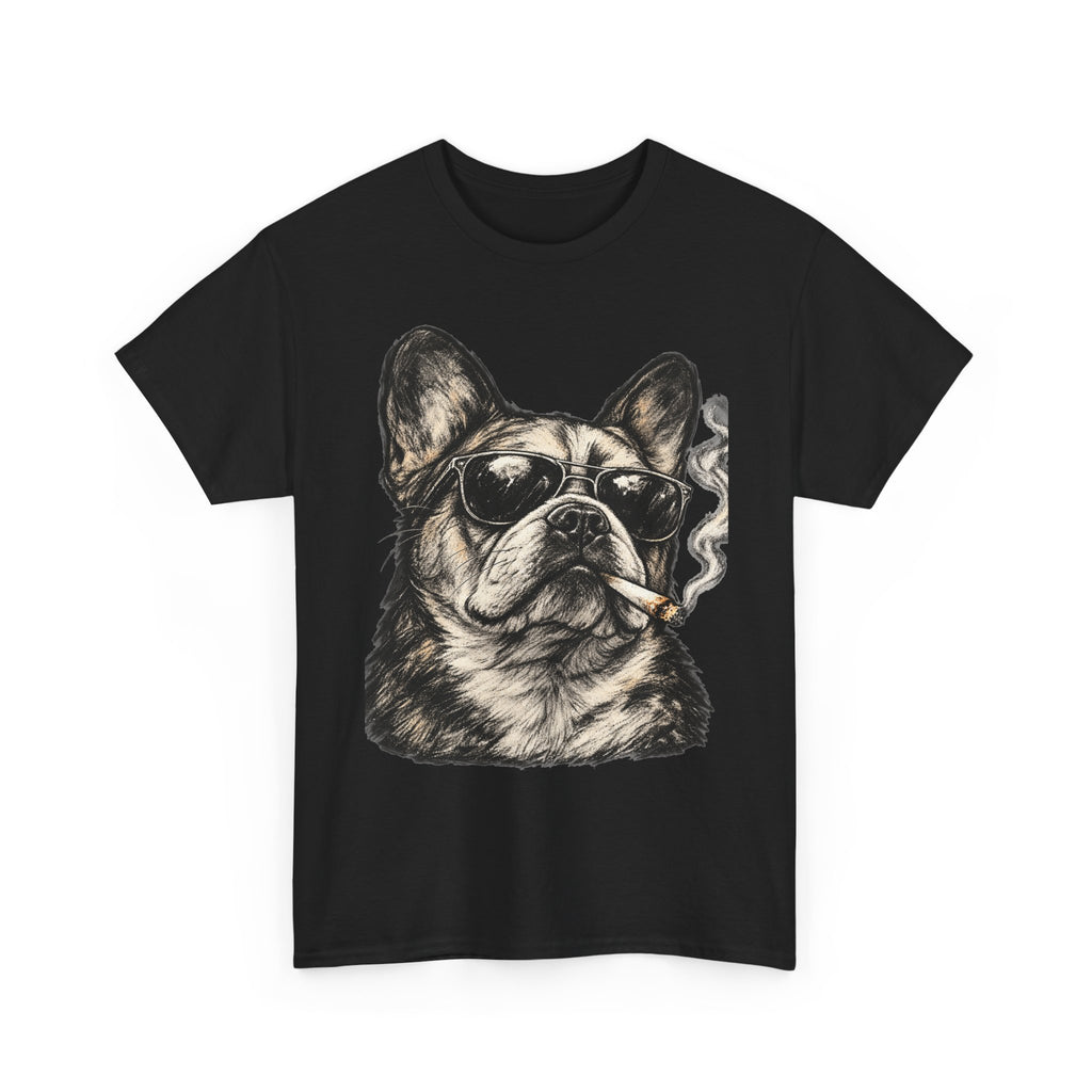 Smoking French Bulldog T-Shirt