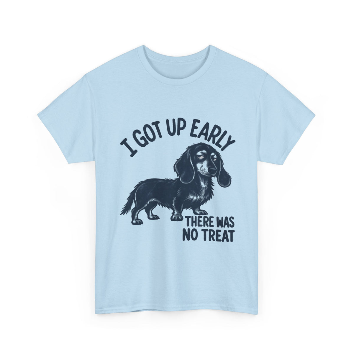 Grumpy Dachshund Shirt, I Got Up Early No Worm Tee