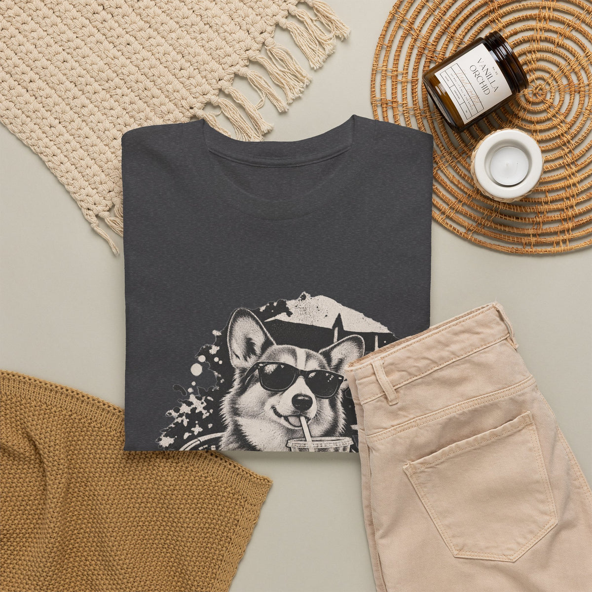Corgie Iced Coffee T-Shirt