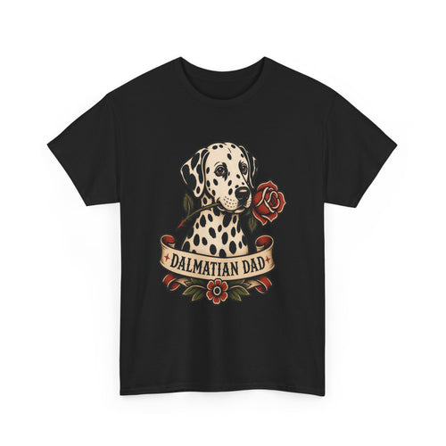 Dalmatian Dad T-Shirt — Vintage Tattoo Style Dog Dad Tee