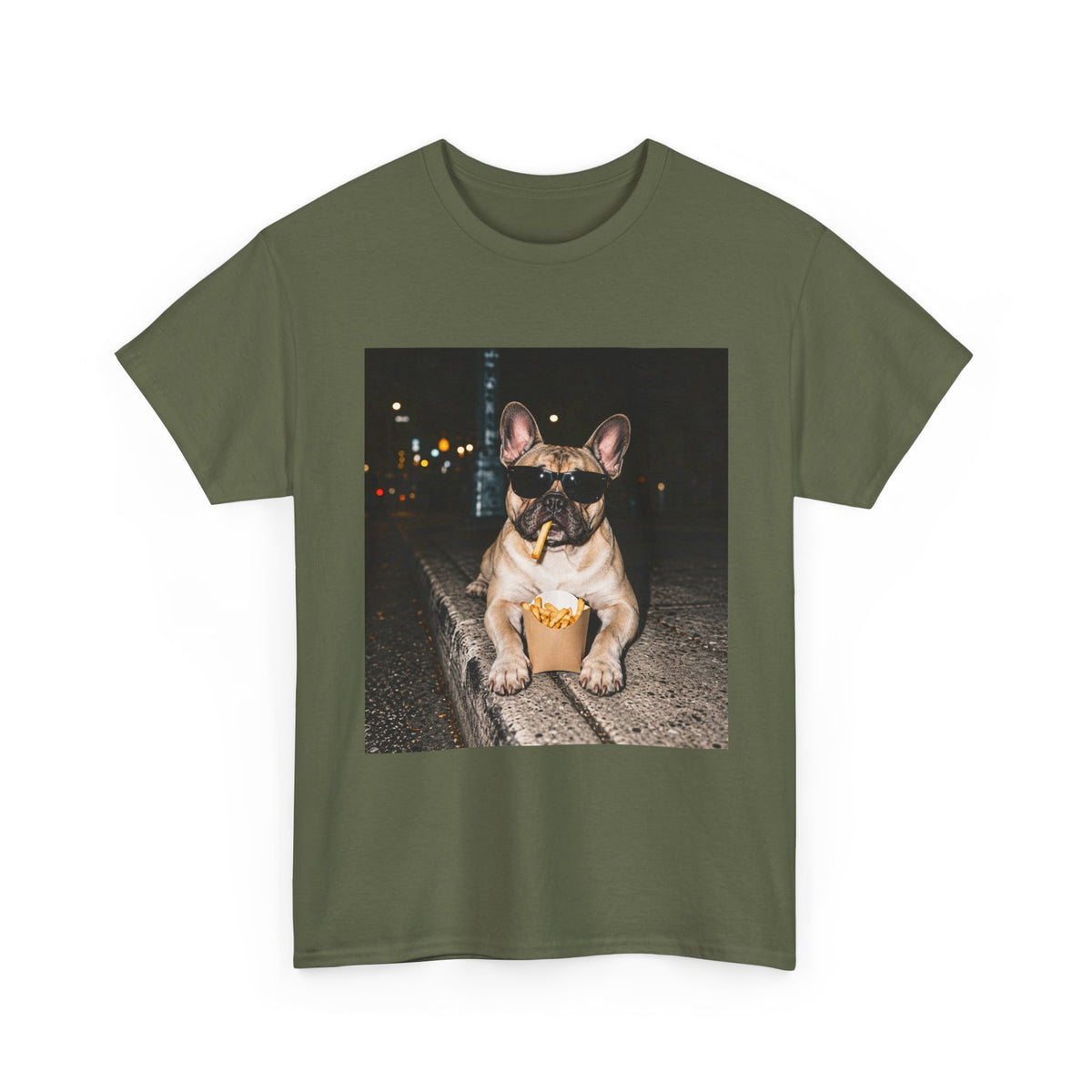 French Bulldog Fries T-Shirt