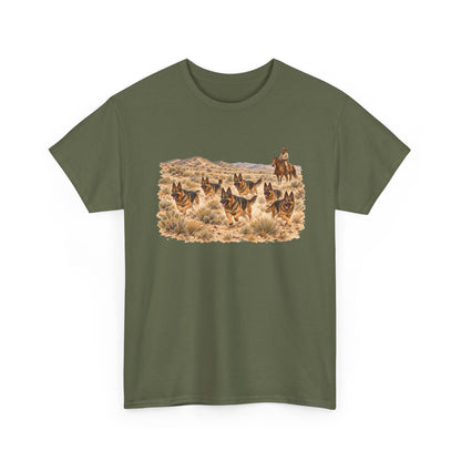 German Shepherd Cowboy Western T-Shirt