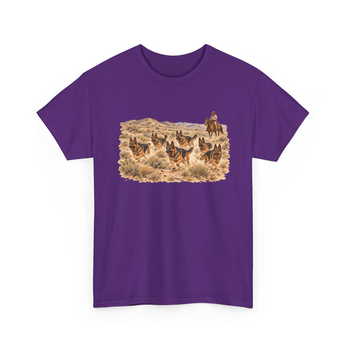 German Shepherd Cowboy Western T-Shirt