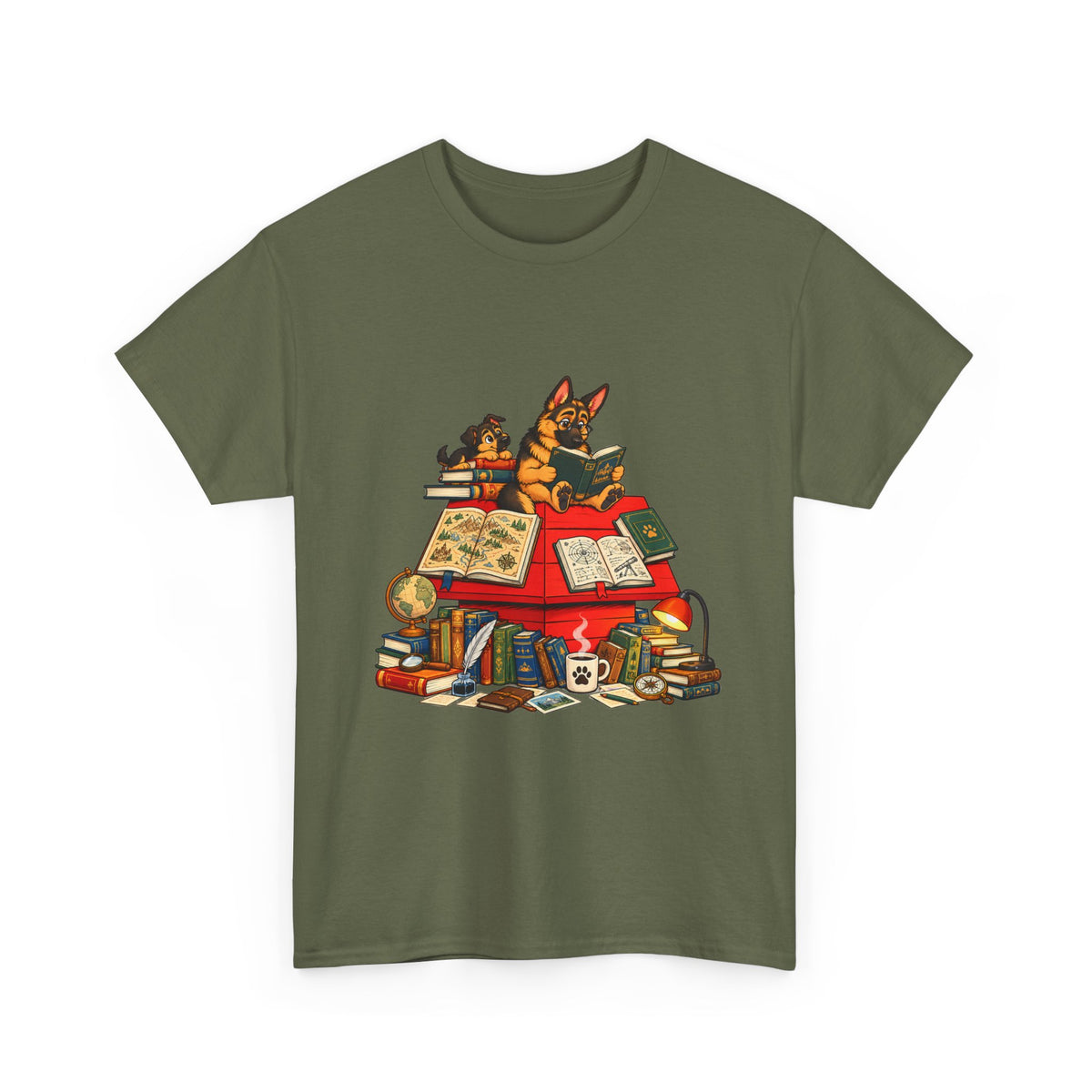 German Shepherd Scholar Dog T-Shirt