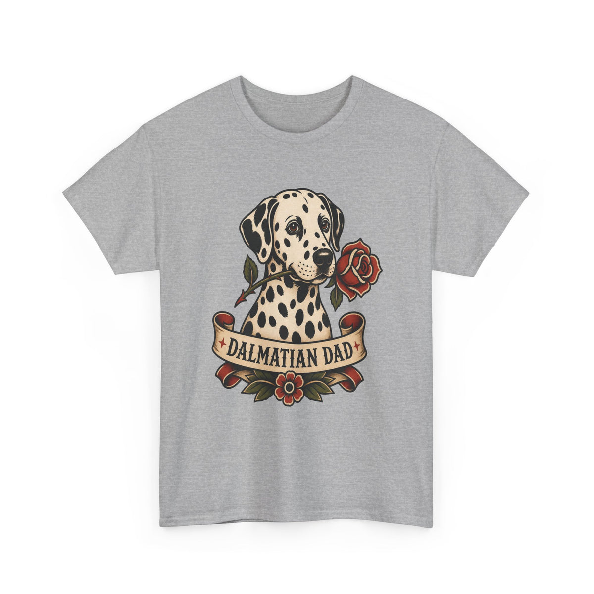 Dalmatian Dad T-Shirt — Vintage Tattoo Style Dog Dad Tee
