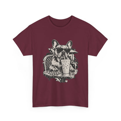 French Bulldog Iced Coffee T-Shirt