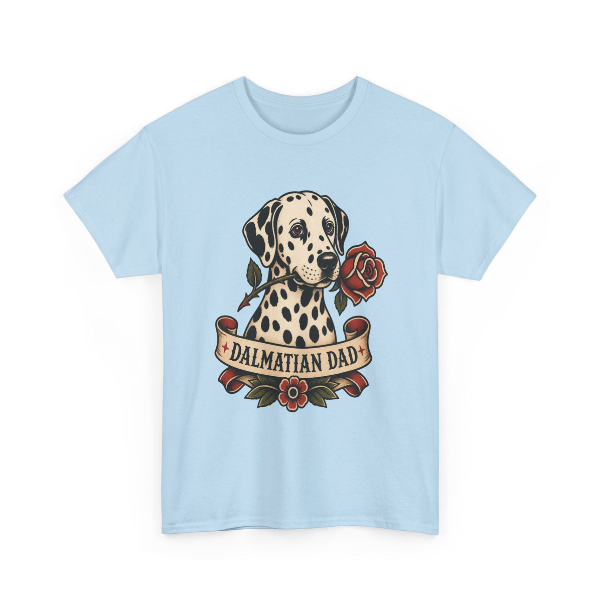 Dalmatian Dad T-Shirt — Vintage Tattoo Style Dog Dad Tee