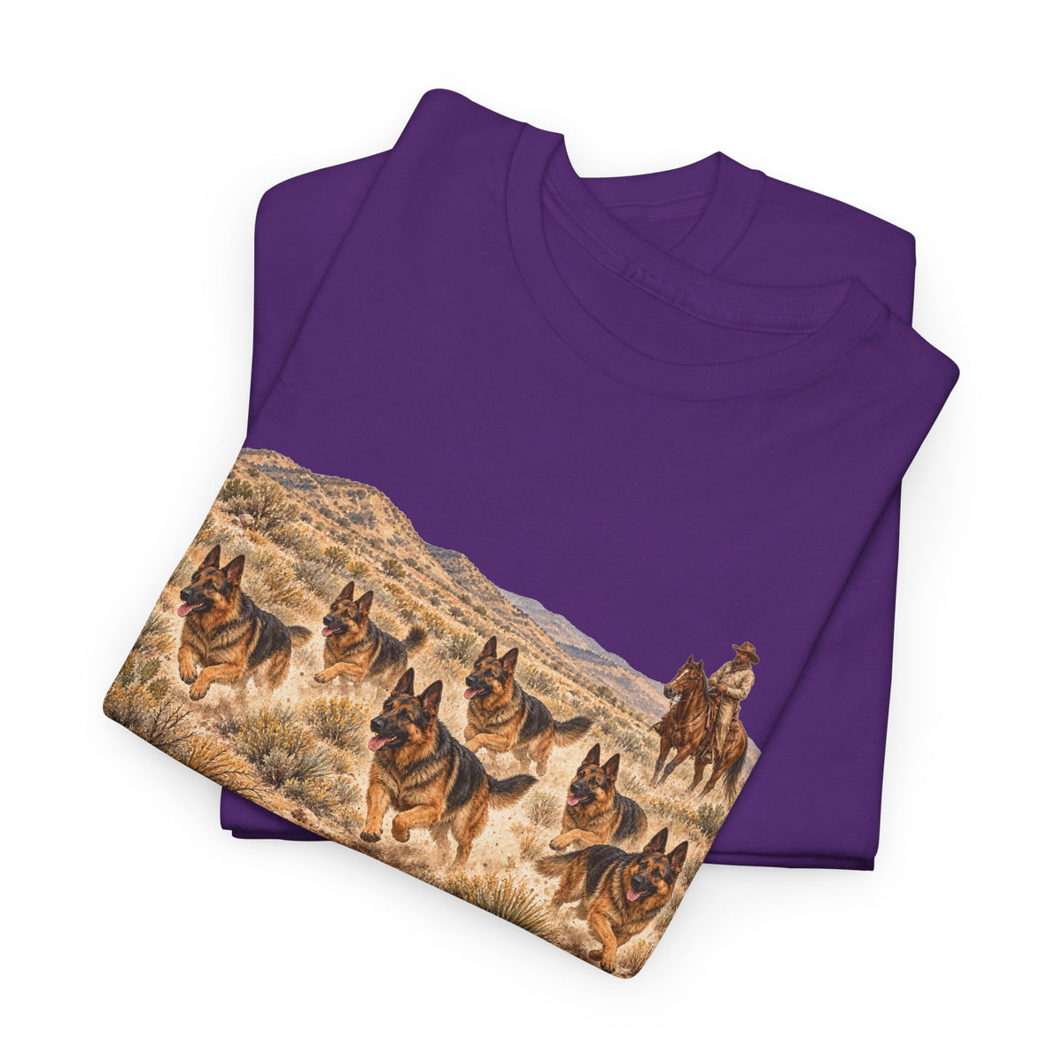 German Shepherd Cowboy Western T-Shirt