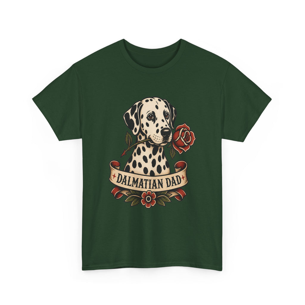 Dalmatian Dad T-Shirt — Vintage Tattoo Style Dog Dad Tee