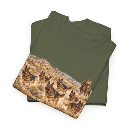 German Shepherd Cowboy Western T-Shirt