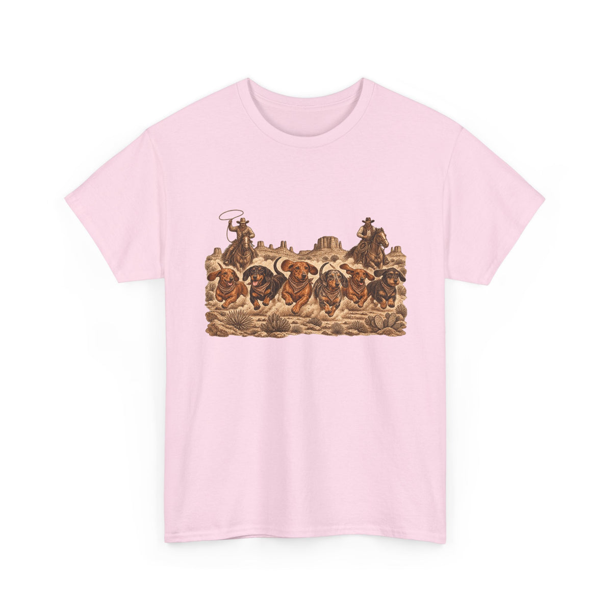 Western Dachshund Cowboy T-Shirt