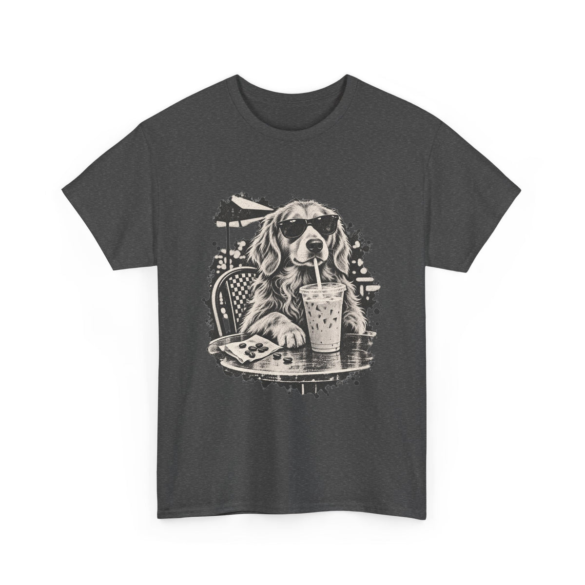 Golden Retriever Iced Coffee T-Shirt