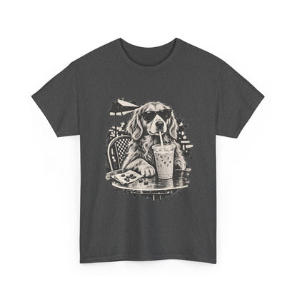 Golden Retriever Iced Coffee T-Shirt
