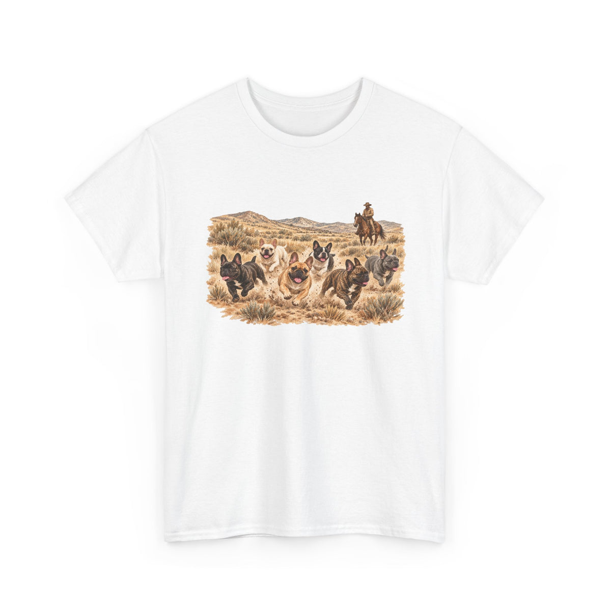 French Bulldog Western Desert T-Shirt
