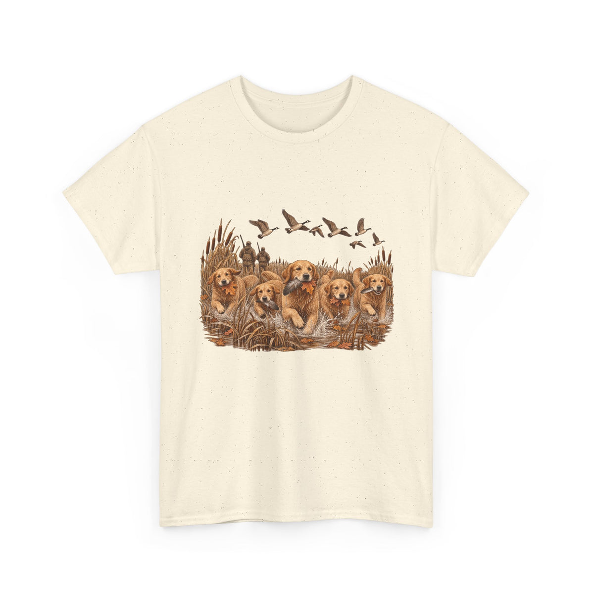 Golden Retriever Duck Hunting T-Shirt – Vintage Hunting Dog Tee