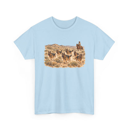 German Shepherd Cowboy Western T-Shirt