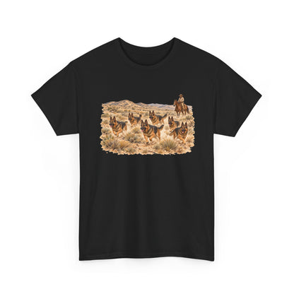 German Shepherd Cowboy Western T-Shirt