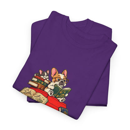French Bulldog Bookworm T-Shirt