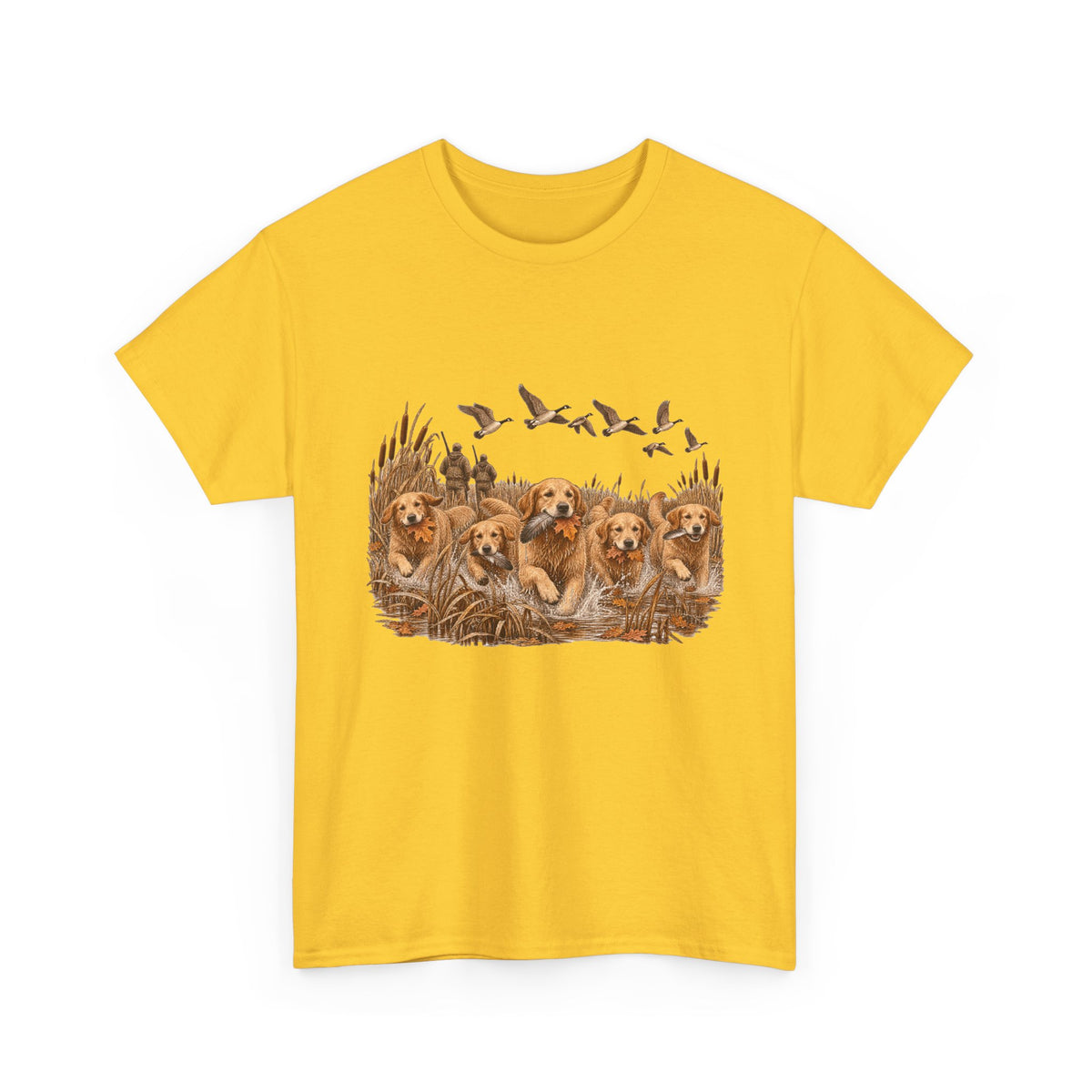Golden Retriever Duck Hunting T-Shirt – Vintage Hunting Dog Tee