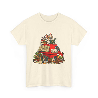 French Bulldog Bookworm T-Shirt
