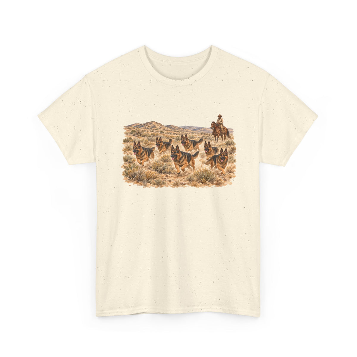 German Shepherd Cowboy Western T-Shirt