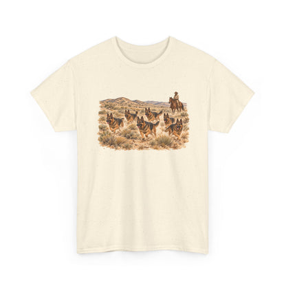 German Shepherd Cowboy Western T-Shirt
