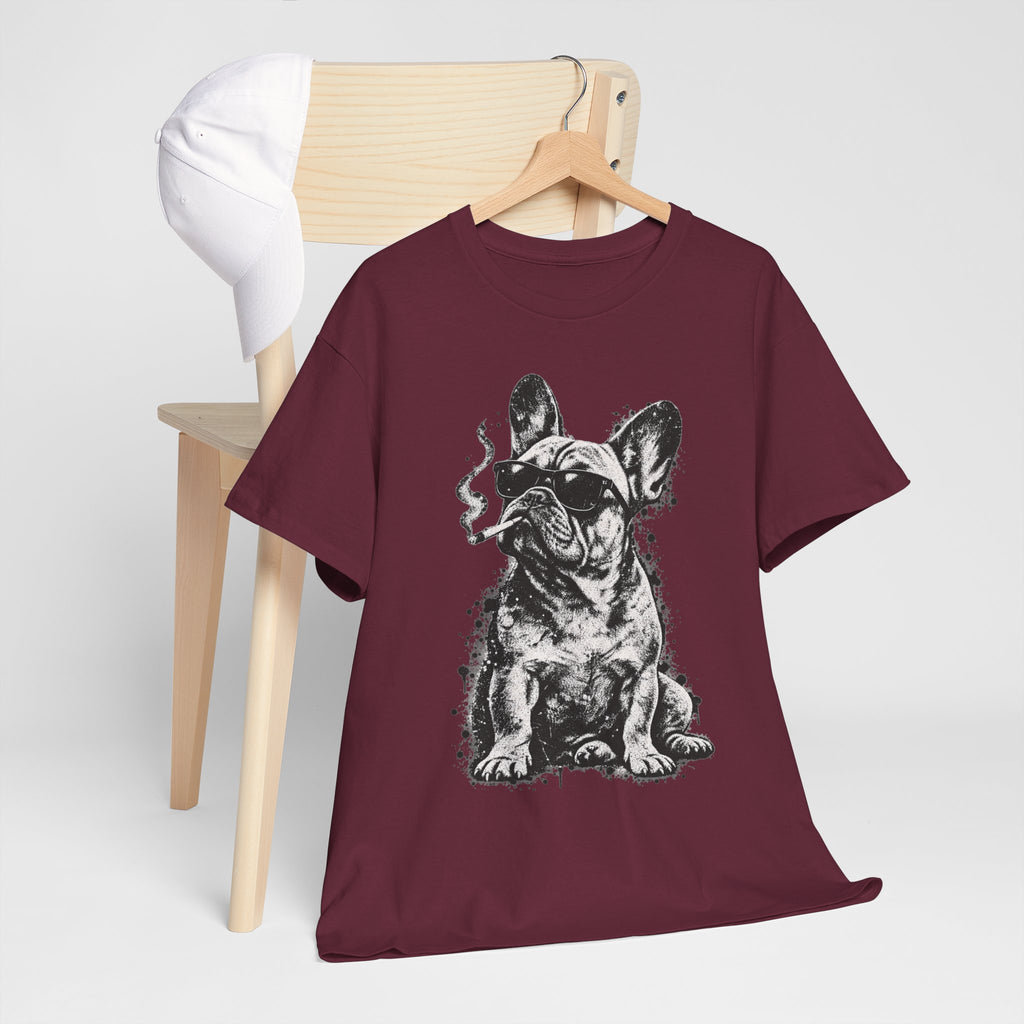 Smoking French Bulldog T-Shirt